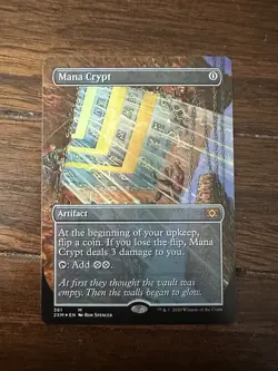 Mana Crypt (Borderless) Double Masters Foil - Image 1