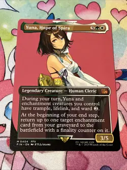 Yuna, Hope of Spira (Borderless) Final Fantasy Regular - Image 1