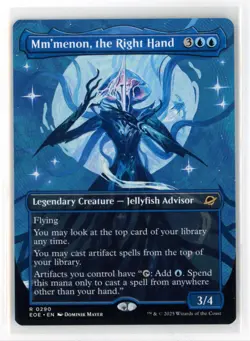 MtG EoE Mm'menon, the Right Hand #290 Borderless Non-Foil - Image 1