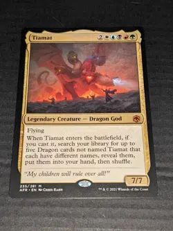 MTG Tiamat Adventures in the Forgotten Realms Regular NM - Image 1