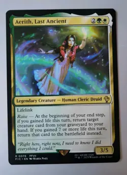 MTG - Final Fantasy: Aerith, Last Ancient (0076) - Rare - Near Mint - Image 1