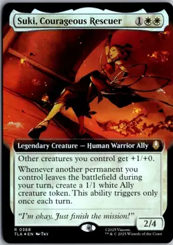 Suki, Courageous Rescuer R Avatar: The Last Airbender 37 NM Foil Magic - Image 1