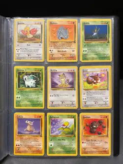 Vintage 1999 WOTC Pokemon Cards Bundle No Duplicates Base Set Fossil Jungle /E - Image 1