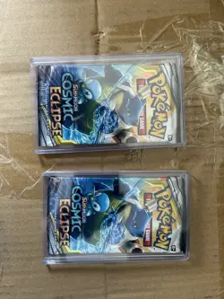 Pokemon Sun & Moon Cosmic Eclipse Booster Pack x2 - Image 1