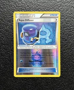 Pokemon TCG - Aqua Diffuser Trainer 23/34 - Reverse Holo Rare! XY Double Crisis - Image 1