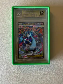 2025 POKEMON BLACK STAR PROMO #023 MEGA CHARIZARD X EX UPC PROMO BGS 9.5 - Image 1