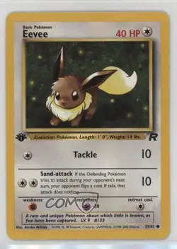 Eevee 1st Ed. Pokemon Team Rocket #55 2000 - Image 1