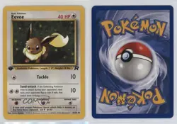 Eevee 1st Ed. Pokemon Team Rocket #55 2000 - Image 3
