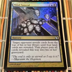 Mind Funeral FOIL - Modern Masters #181 Free Shipping MtG - Image 1