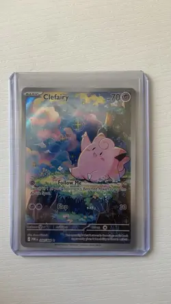 Pokemon Lillie's Clefairy EX 184/159 Sv09 Journey Together Holo Full Art Rare - Image 1