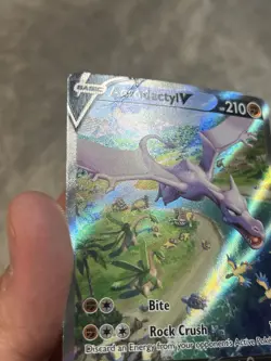 Aerodactyl V (Alternate Full Art) 180/196 Pokemon Swsh11: Lost Origin DAMAGED - Image 2