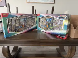 2X -BRAND NEW/UNOPENED!Pokemon TCG Lucario Ex & Tyranitar Ex Premium Collection - Image 1