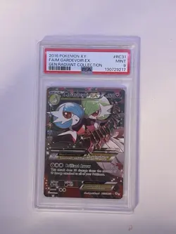 Pokemon M Gardevoir EX Full Art Ultra Rare Holo RC31-32 Generations 2016 PSA 9 - Image 1