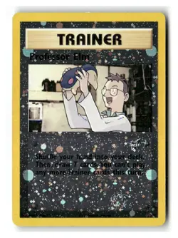 Professor Elm 3/9 Promo Best of Game Pokemon Reverse Holo Near Mint - Image 1