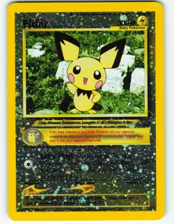 Pichu - Reverse Holo - #35 WOTC Black Star Promo - Pokemon TCG - 2001 - Image 1