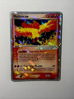 Moltres ex 115/112 Secret Rare Holo - Pokemon Fire Red & Leaf Green Vintage Hp - Image 2