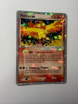Moltres ex 115/112 Secret Rare Holo - Pokemon Fire Red & Leaf Green Vintage Hp - Image 3