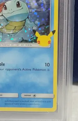 Pokemon PSA GEM MT 10 Squirtle Holo #17/25 McDonalds 25th Anniversary Invest - Image 4