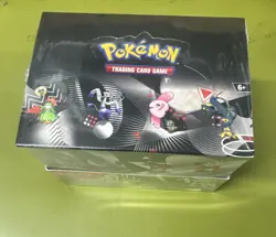 Pokemon Black Bolt White Flare Mini Tins Display Factory Sealed - Image 1