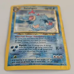 Pokemon Feraligatr Neo Genesis Holo Rare 5/111 120 HP Stage 2 2000 English - Image 2