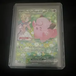 Pokemon Lillie's Clefairy EX Special Illustration Rare Holo 184/159 Sv09 - Image 1