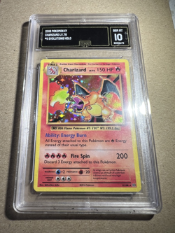 2016 CHARIZARD 11/108 XY Evolutions Holo Pokemon foil base psa GEM MINT GMA 10 - Image 1