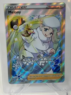 Pokemon Melony Ultra Rare Full Art Holo Astral Radiance TG26/TG30 Trainer - Image 1