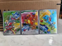 Pokemon TCG First Partner Illustration Collection Series 1 Kanto GEN 1 Starters - Image 1