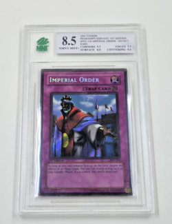 Yu-Gi-Oh! Imperial Order – PSV-104 – 1st Edition Secret Rare – MNT 8.5 - Image 2