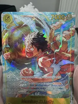Monkey D. Luffy (Alt Art) OP15-119 SEC Adventure on KAMI's Island ENGLISH OP15 - Image 2
