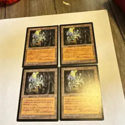Magic: The Gathering Ancient Tomb Land x4 Colin MacNeil English Cards - Image 1