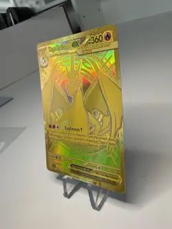 Pokemon Mega Charizard Y ex Full Art Foil Gold Card EX 294/217 - Image 3