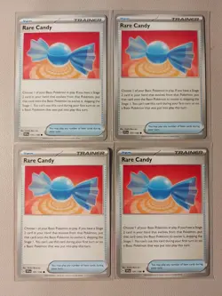 4x Rare Candy 191/198 Pokemon card Scarlet & Violet common NM - Image 1