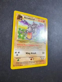 Aerodactyl 16/62 Pokemon Fossil Regular Pokemon Card TCG - Image 2