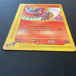 Pokemon 2002 Ho-oh Black Star Promo 52/53 Basic Card HP/MP - Image 2
