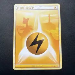 Pokemon Card Ampharos Lightning Energy 118/123 HGSS LP - Image 1