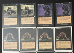 Vintage MTG Lot: 12 Black Card Lot - RATS! - NM/LP - Magic The Gathering - Image 2