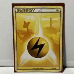 Pokemon Card Ampharos Lightning Energy 118/123 HGSS LP - Image 1