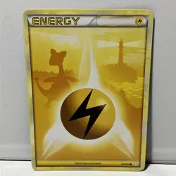 Pokemon Card Ampharos Lightning Energy 118/123 HGSS LP - Image 2