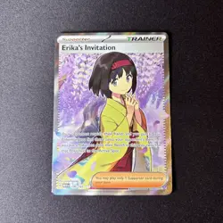 Erika's Invitation 196/165 Pokemon 151 Ultra Rare Full Art Holo Pokemon Card - Image 1