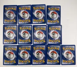 Vintage Pokemon Cards, 1995-2000, Lot of 13, Mp - Image 4