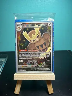 Pokemon Noctowl SVP EN 141 Sealed Promo Stellar Crown ETB Exclusive Card - Image 1