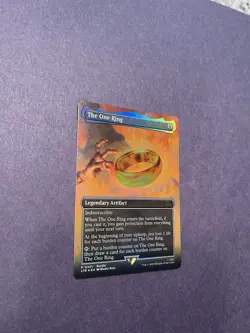 MTG The One Ring #0451 Boarderless Foil - Lord Of The Rings - Rare Card - Image 2