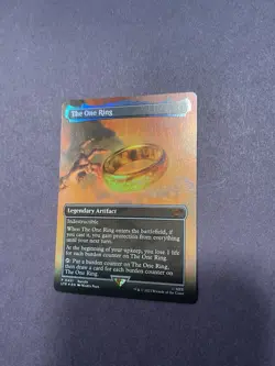 MTG The One Ring #0451 Boarderless Foil - Lord Of The Rings - Rare Card - Image 3