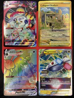 Pokemon TCG 4 Card Lot Trainer Gallery Illustration Rare Holo Waifu NM SWSH VMAX - Image 1