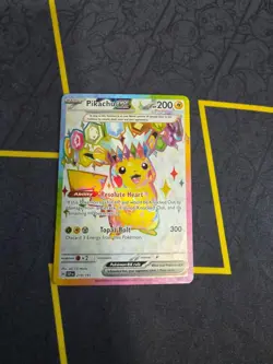 Pokemon TCG Pikachu EX Surging Sparks Ultra Rare Card - Image 1