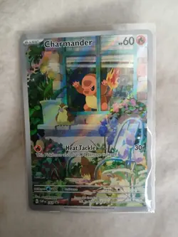 Pokemon TCG Charmander 044 Sv: Scarlet & Violet Promo Cards Holo NM/MINT - Image 1