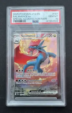 *PSA 10* Salamence ex 187/159 - Journey Together - Gem Mint Full Art Rare Card - Image 1