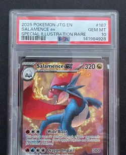 *PSA 10* Salamence ex 187/159 - Journey Together - Gem Mint Full Art Rare Card - Image 2