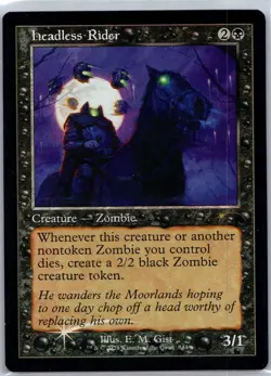 MTG Headless Rider Foil Retro Frame Secret Lair Drop Series 844 NM Magic Rare - Image 1